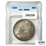 1886 Morgan Silver Dollar ICG MS65