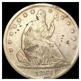 1861-S Seated Liberty Half Dollar CLOSELY