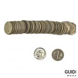 [50 PCS] Silver Dimes Roll