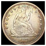 1876-S Seated Liberty Quarter CLOSELY