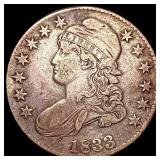 1833 Capped Bust Half Dollar LIGHTLY CIRCULATED