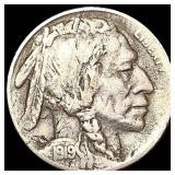 1919 Buffalo Nickel LIGHTLY CIRCULATED