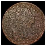 1797 S-1206 Liberty Cap Large Cent NICELY