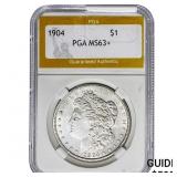 1904 Morgan Silver Dollar PGA MS63+