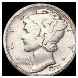 1921-D Mercury Dime LIGHTLY CIRCULATED