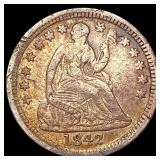 1842-O Seated Liberty Half Dime LIGHTLY