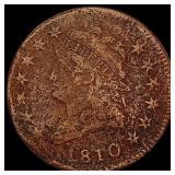 1810 Classic Head Large Cent NICELY CIRCULATED