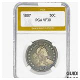 1807 Capped Bust Half Dollar PGA VF30