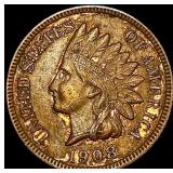 1908-S Indian Head Cent NEARLY UNCIRCULATED