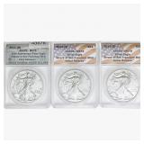 [3]2011-S Silver Eagle ANACS MS70