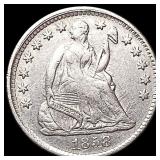 1858 Seated Liberty Half Dime CLOSELY