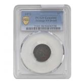 1872 Indian Head Cent PCGS VF Detail Damage