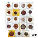 1780-1830 Varied British Copper Tokens [19 Coins]