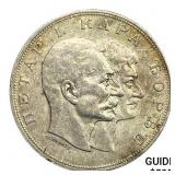 1904 Serbia Silver 5 Pinara CLOSELY UNCIRCULATED