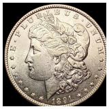 1891 Morgan Silver Dollar CHOICE BU