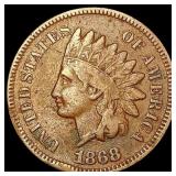 1868 Indian Head Cent NICELY CIRCULATED