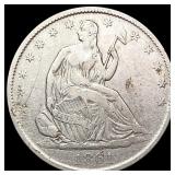 1861-O Seated Liberty Half Dollar NEARLY UNCIRCULA