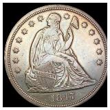 1847 Seated Liberty Dollar CLOSELY UNCIRCULATED