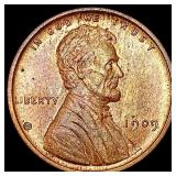 1909 Wheat Cent CLOSELY UNCIRCULATED