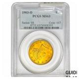 1903-O $10 Gold Eagle PCGS MS63