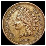 1860 Indian Head Cent NEARLY UNCIRCULATED