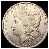 1891-S Morgan Silver Dollar UNCIRCULATED