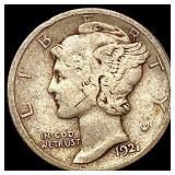 1921-D Mercury Dime NICELY CIRCULATED