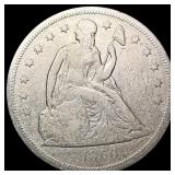 1860-O Seated Liberty Dollar LIGHTLY CIRCULATED