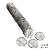 Mercury Silver Dime Roll