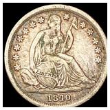 1840-O Seated Liberty Dime LIGHTLY CIRCULATED