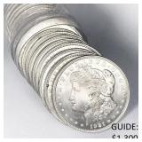 1921 20 Morgan Silver Dollars BU