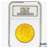 1894 $20 Gold Double Eagle NGC MS61