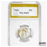 1926 Standing Liberty Quarter PGA MS65