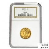 1899-S $5 Gold Half Eagle NGC VF30