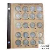 1916-1918 Walking Half Dollar Book (64 Coins)