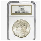 1899-O Morgan Silver Dollar NGC MS65