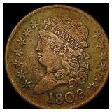 1809 Classic Head Half Cent LIGHTLY CIRCULATED