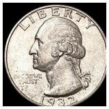 1932 D Washington Silver Quarter CLOSELY UNCIRCULA