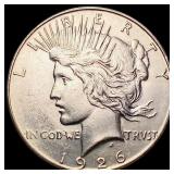 1926-S Silver Peace Dollar CLOSELY UNCIRCULATED