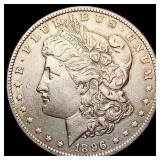 1896-O Morgan Silver Dollar NEARLY UNCIRCULATED