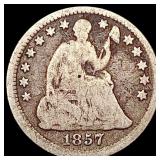 1857 Seated Liberty Half Dime NICELY CIRCULATED