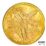 1981 Mexico Gold Libertad 1oz Troy GEM BU