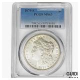 1879-S Morgan Silver Dollar PCGS MS63