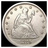 1875-S Twenty Cent Piece CLOSELY UNCIRCULATED