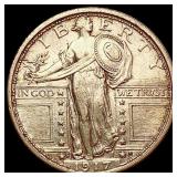 1917-S TY1 Standing Liberty Quarter CLOSELY UNCIRC