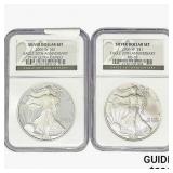 [2] 2006-W Silver Eagle NGC MS/PF69 20TH ANN.