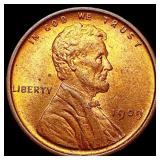 1909 VDB Wheat Cent SUPERB GEM BU