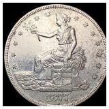 1877-S Silver Trade Dollar CHOICE AU