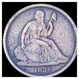 1838-O Seated Liberty Dime LIGHTLY CIRCULATED