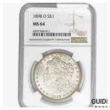 1898-O Morgan Silver Dollar NGC MS64